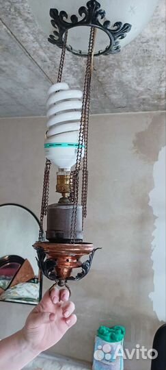 Будуарный керосиновый фонарь