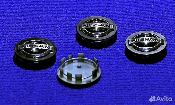 Комплект колпачков диска Nissan 54 с пружиной