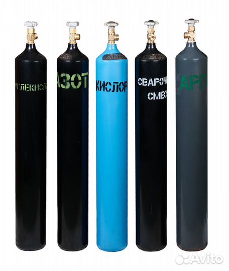 Баллоны для газов новые и бу
