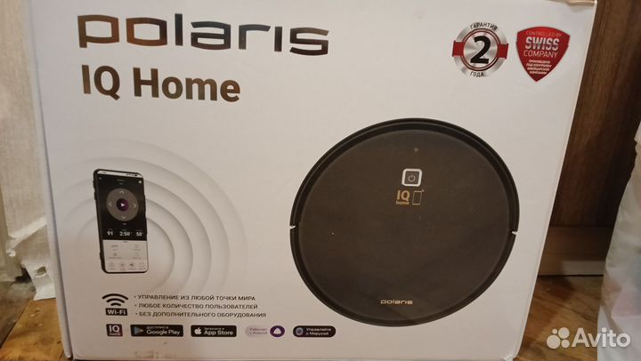 Робот-пылесос Polaris pvcr 4105 wi-fi IQ Home Aqua