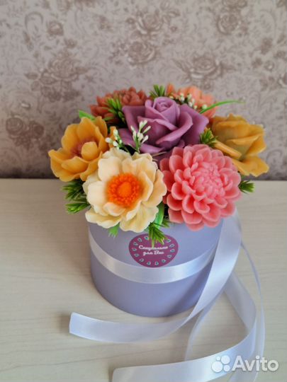 Букет цветов из мыла
