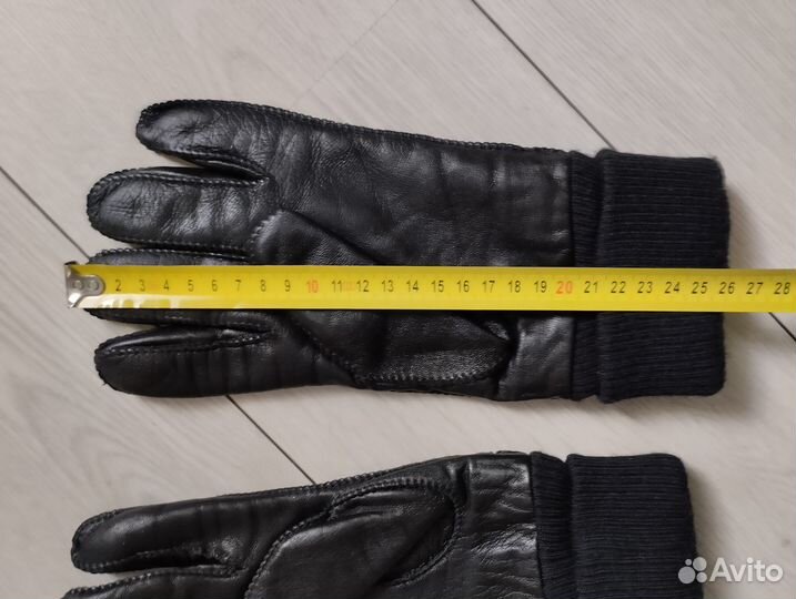 Перчатки мужские зимние кожа