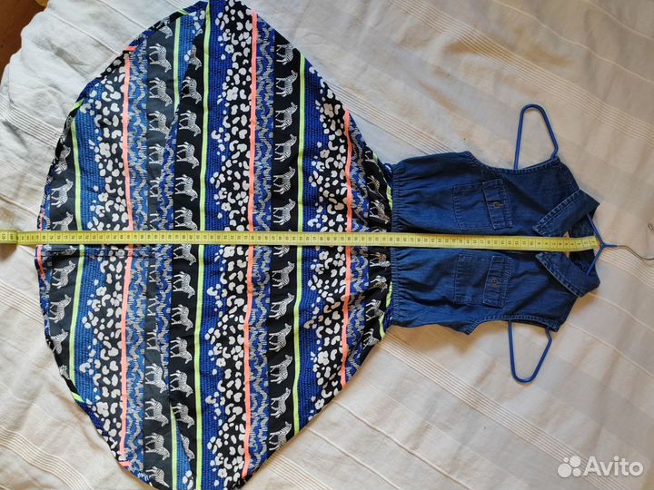 Летнее платье для девочки 116-122