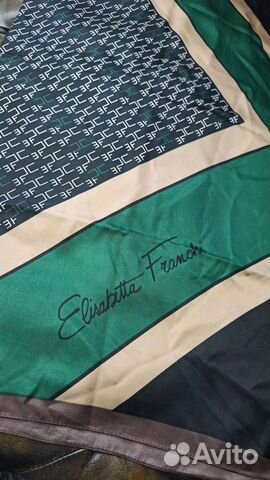 Платок 95 elisabetta franchi шелк италия