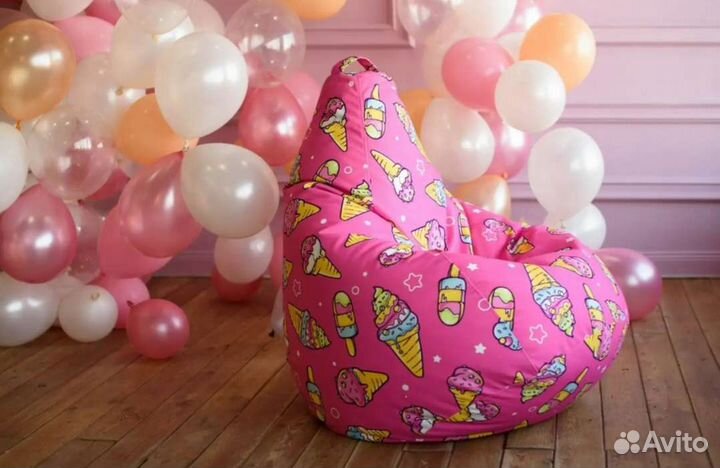 Кресло мешок Мороженка bean bag