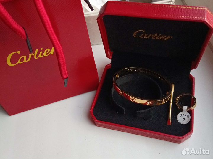 Браслет кольцо cartier