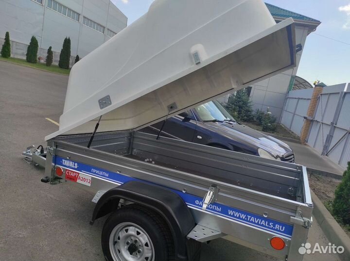 Прицеп Тавиалс с Пластиковой крышкой