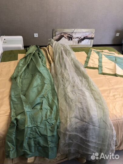 Покрывало и шторы