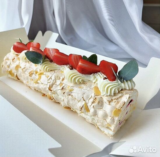 Меренговый рулет