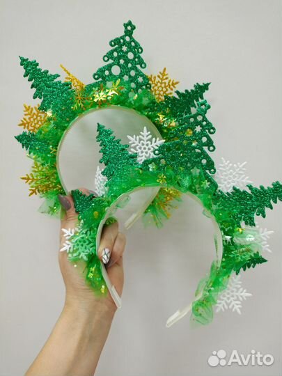 Новогодние ободки