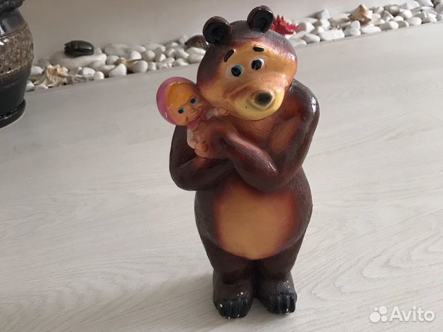 Копилка Медведь и Маша Сувенир Забивака