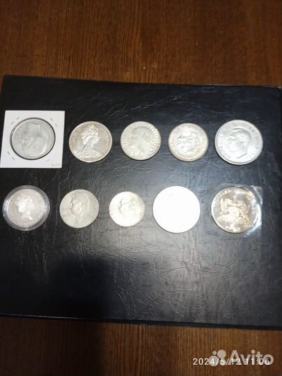 Продам серебряные монеты