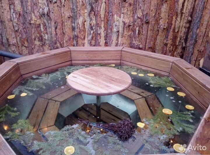 Чан для бани. Купель