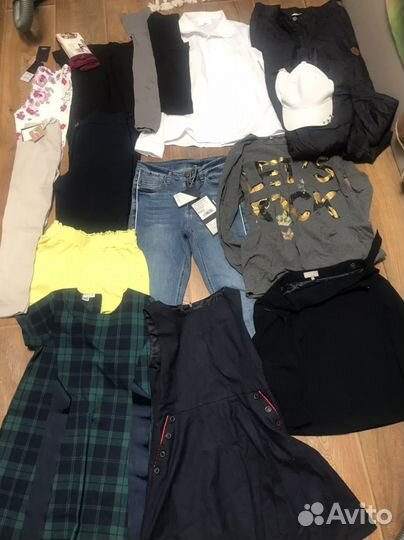 Вещи пакетом на девочку 128 134