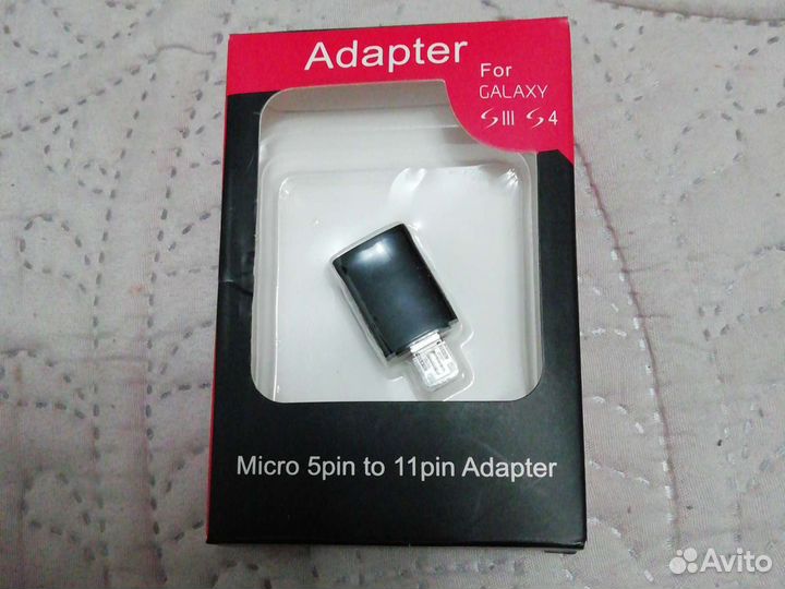 Переходник с разъемами микро 5 пин/11 пин