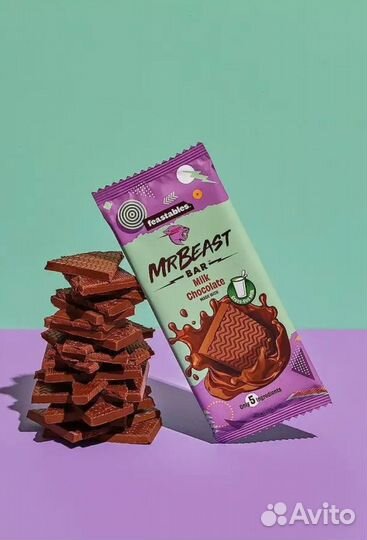 Шоколадка Mr Beast feastables milk chocolate