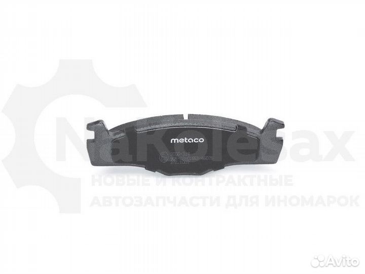 Колодки тормозные передние к-кт Metaco 3000-318