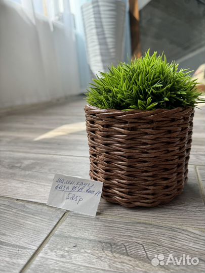 Корзина из эко лозы