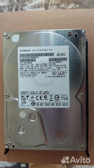 Hdd hitachi 1tb