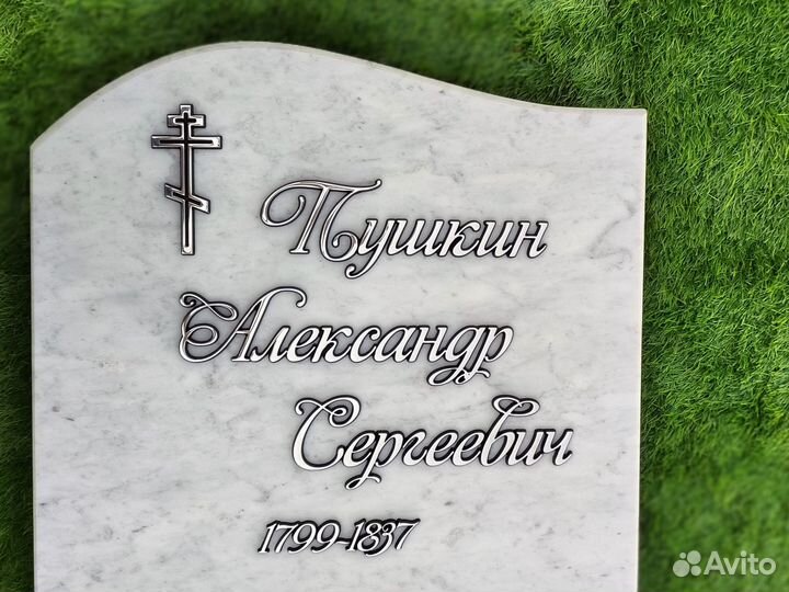 Буквы на памятник. Ритуальные таблички