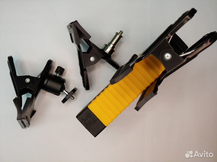 Клипсы прищепки с креплением под стойку и 1/4