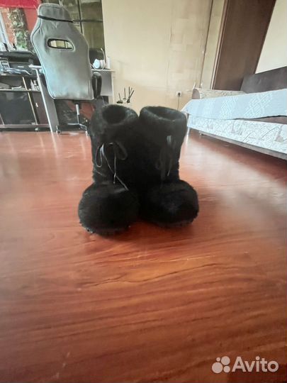 Balenciaga alaska fur boots