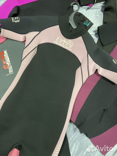 Гидрокостюм женский укороченный 2 мм 3 мм