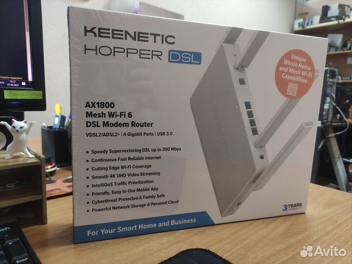 Новый Wi-Fi 6 Роутер Keenetic Hopper KN-3610
