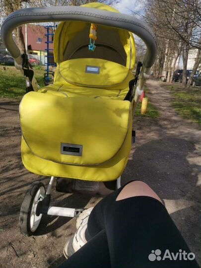 Коляска 2 в 1 эко кожа