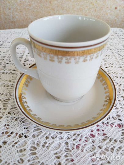 Чайная пара Пролетарий фарфор