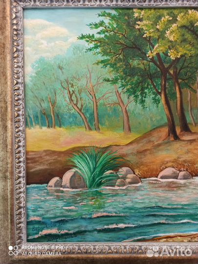 Картина маслом на холсте пейзаж