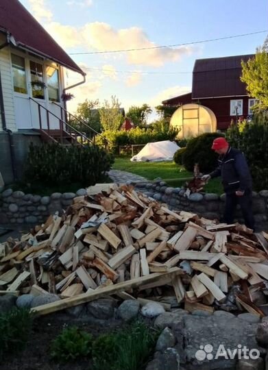 Дрова сухие колотые с доставкой