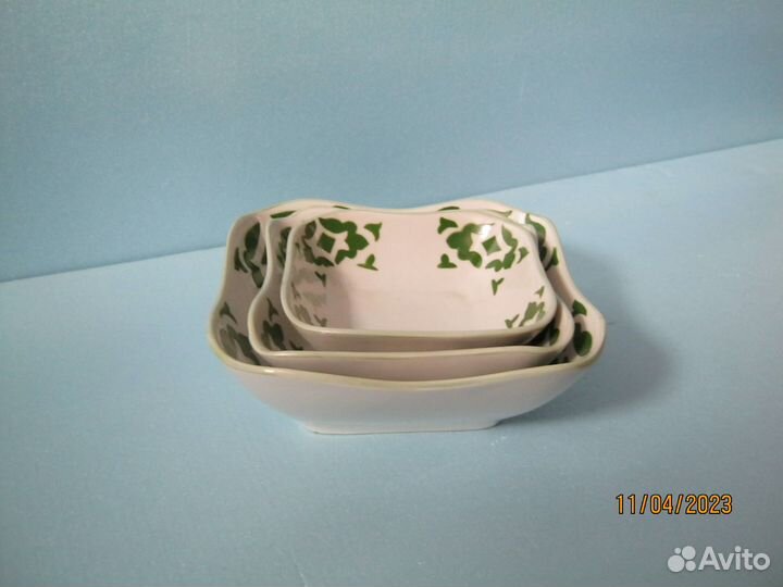 Салатники фарфоровые Дулево (набор)