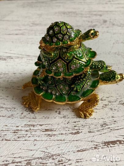 Шкатулка черепашка