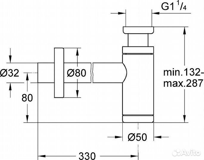 Сифон для раковины Grohe 28912DC0