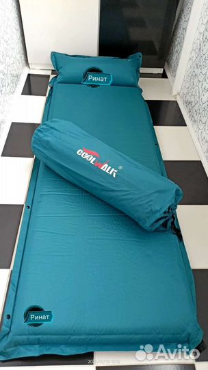 Самонадувающийся матрац 8см состегивающийся