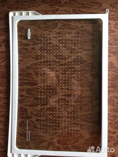 Полка стеклянная для холодильника Бирюса м129rs