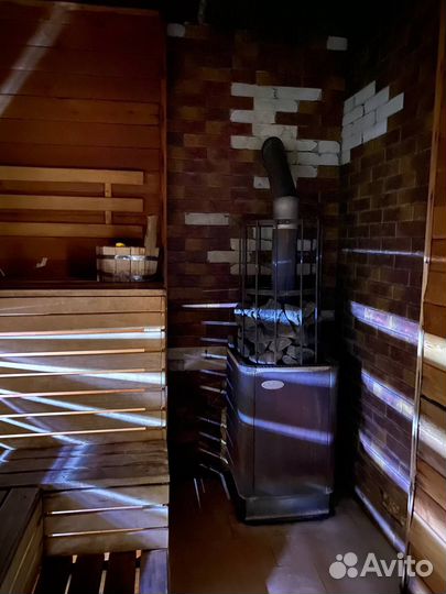 Дом баня на берегу озера