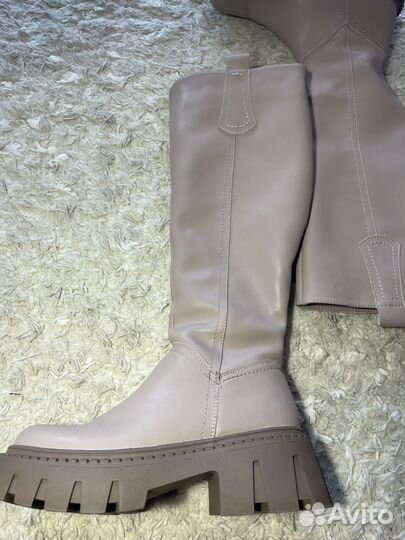 Сапоги женские натуральная кожа зима