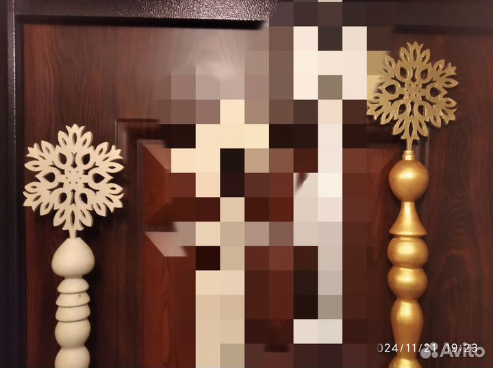 Посох деда мороза 2 шт