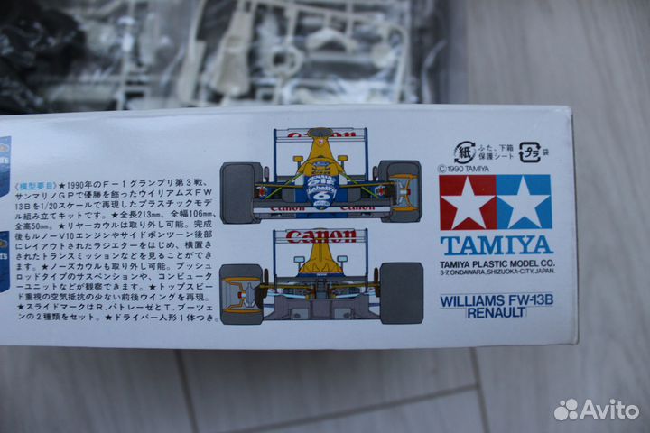 Сборная модель автомобиля формула 1 Williams FW13B