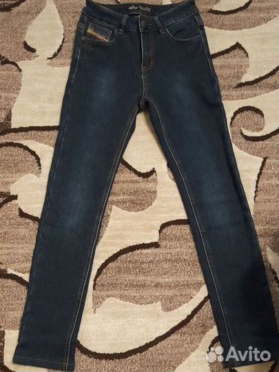 Джинсы утеплённые