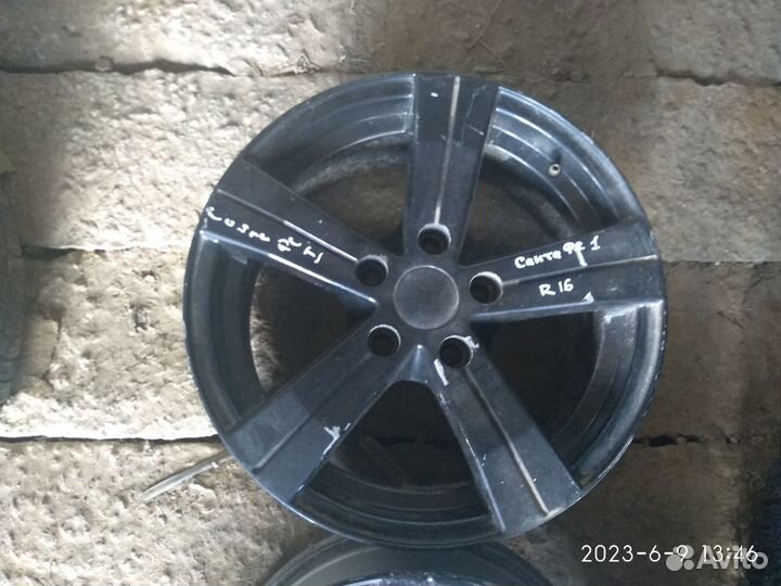Литые диски hyundai santa fe1 R16