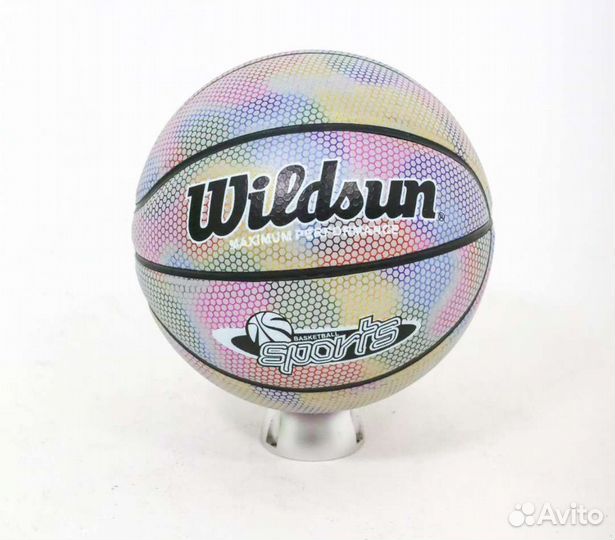 Баскетбольный мяч светящийся. Новый. 7 размер