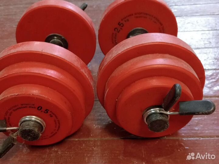 Гантели 2 по 10 кг