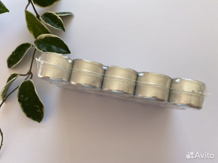 Свечи IKEA синлиг черные набор 30 шт