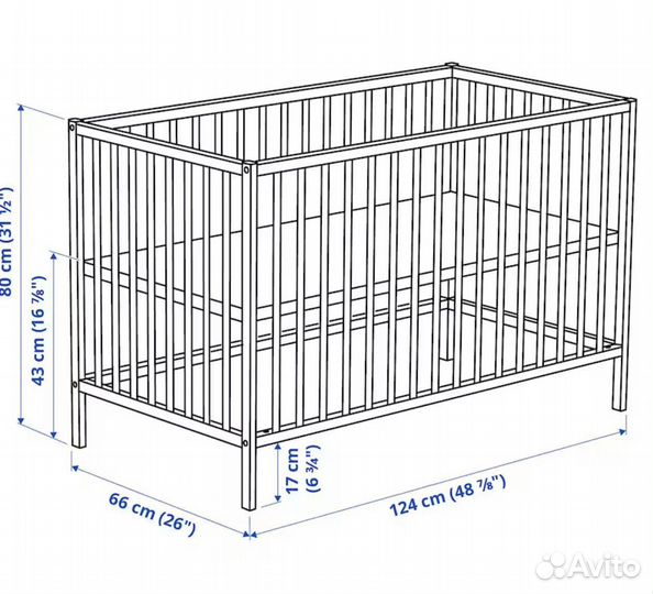 Детская кровать IKEA
