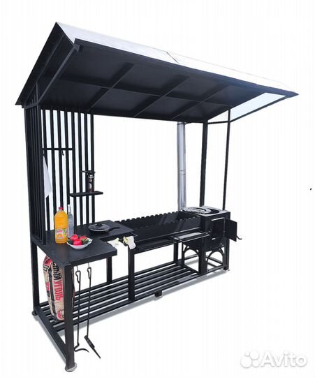 Мангал с крышей от производителя