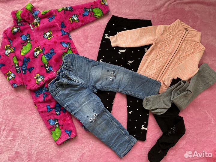 Одежда на девочку пакетом 86-110 размер