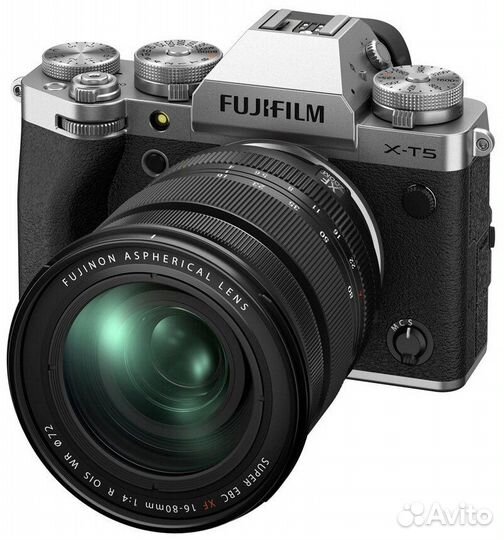 FujiFilm X-T5 Kit XF 16-80mm F4 R OIS WR Silver